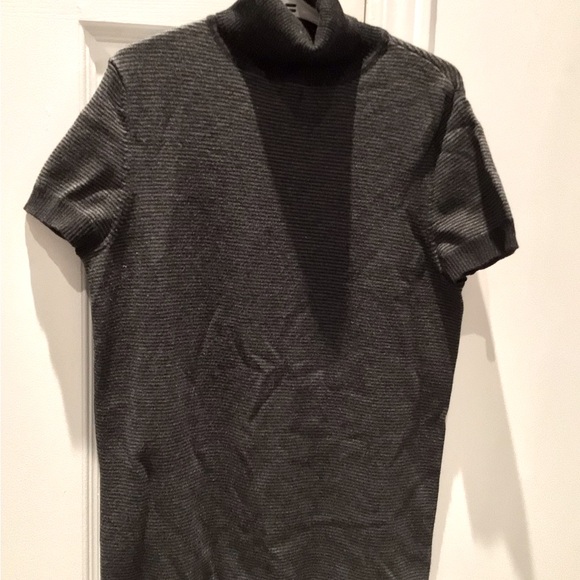 Tristan - short sleeves stripped turtleneck - Picture 1 of 6
